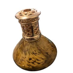 𝅺AROMATHERAPY Scentier Oil Lamp in Gold